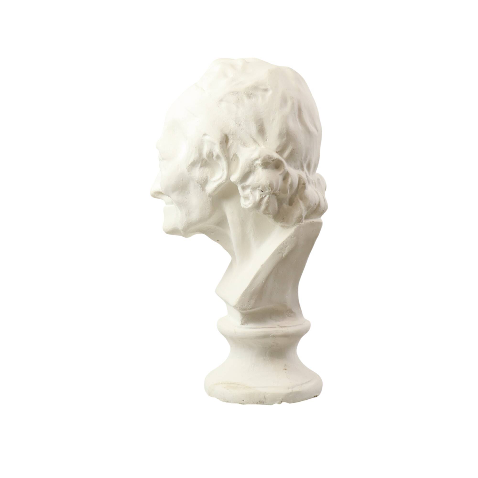 Large Classical Bust Bust Old Man Plaster 51cm