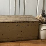Large wooden chest, storage trunk