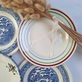 Flat plates Gien, Sarreguemines, Digoin