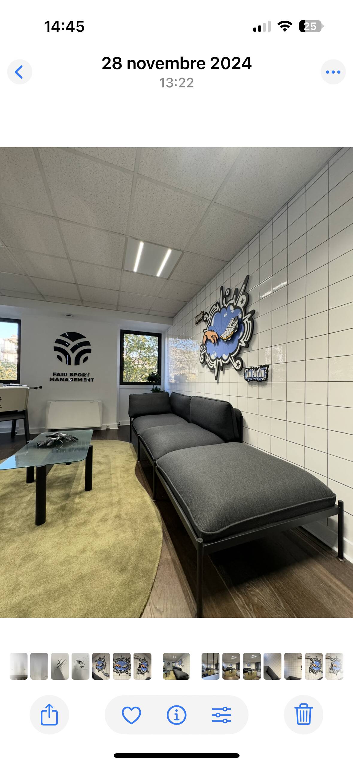 Modular 3-seater anthracite grey sofa Noo.Ma Toom