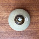 Mid-century Danish studio ceramic oil lamp by Bjergard, 1960s.