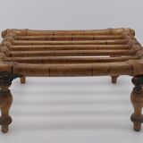 Bamboo imitation footrest