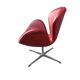Swan chair by Arne Jacobsen for Fritz Hansen in Indian red leather
