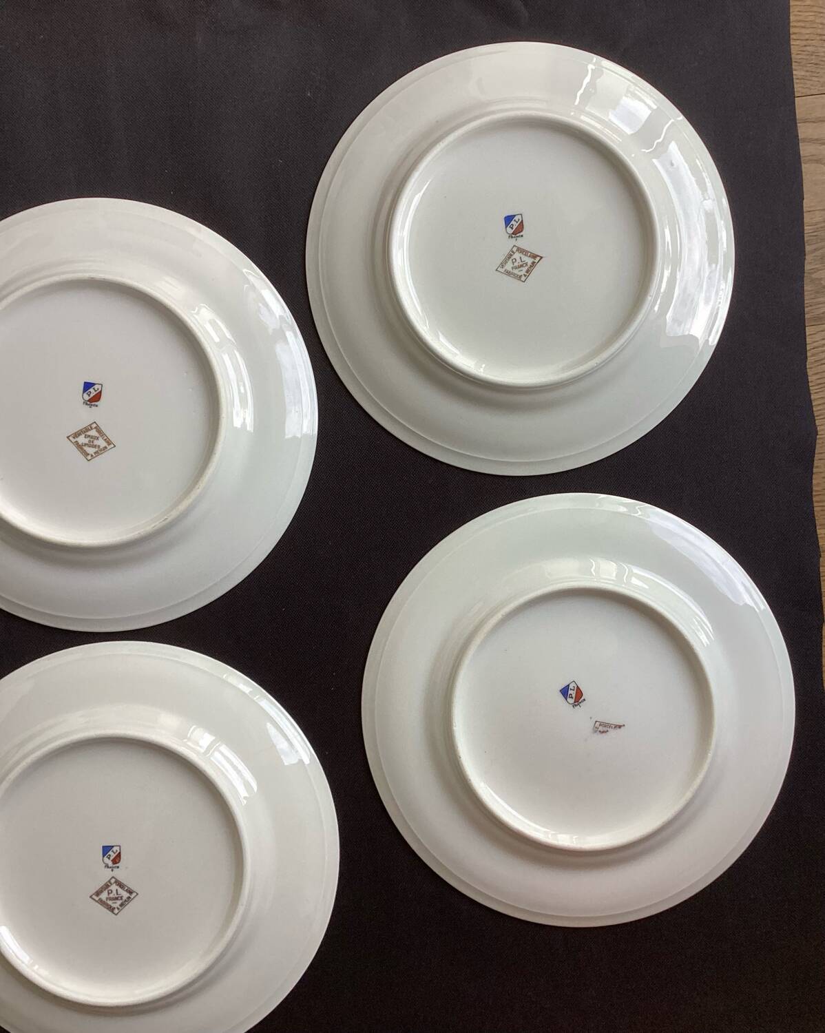 Flat plates PL Emaux Limoges Fafrique Mehun