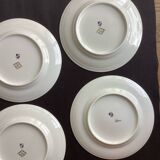 Flat plates PL Emaux Limoges Fafrique Mehun