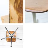 Chaise de bureau vintage industriel – coque Pagholz, métal, design allemand