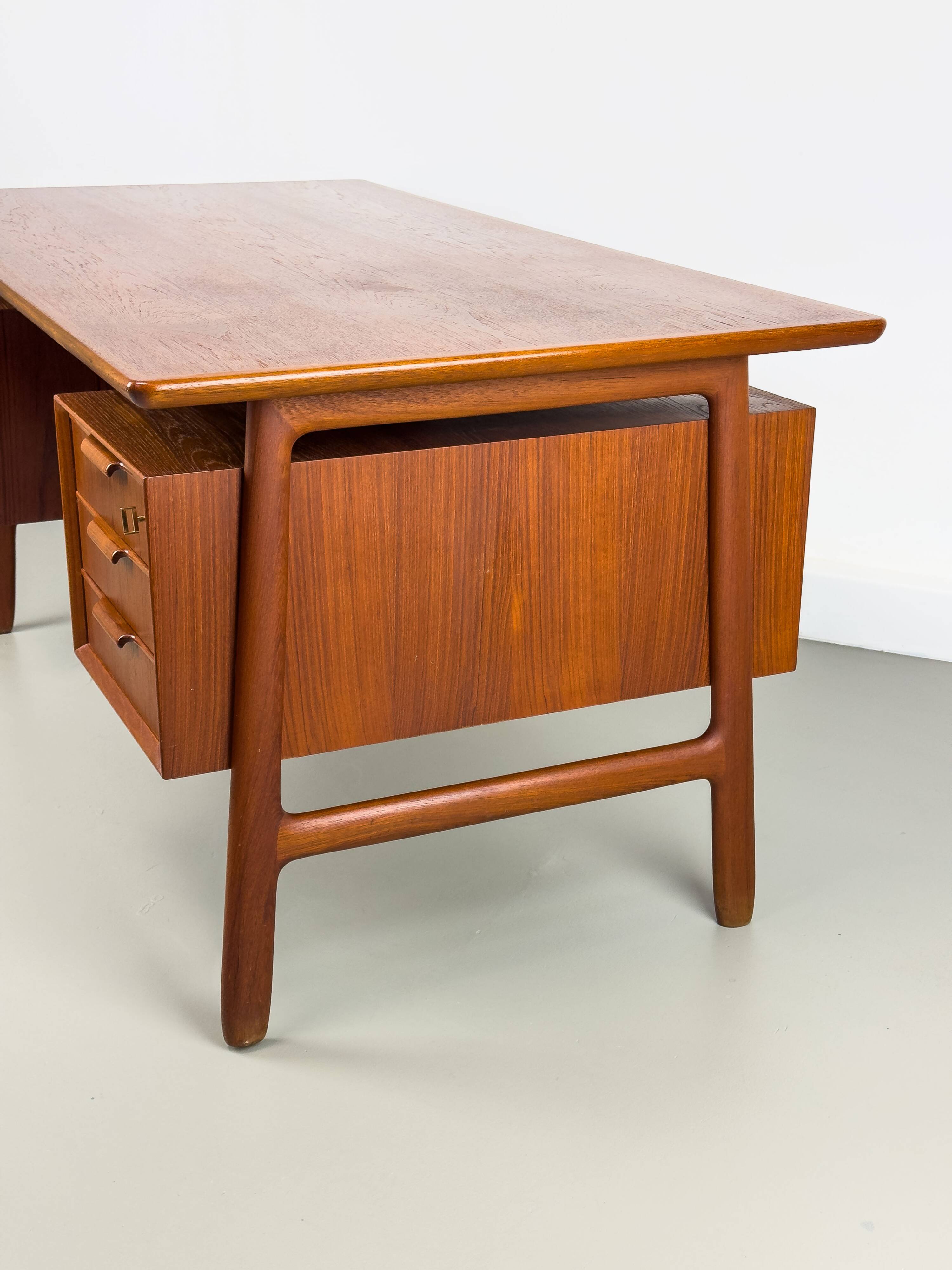 Omann Jun Model 75 Teak Desk, 1960s