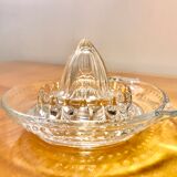 Old molded glass citrus press