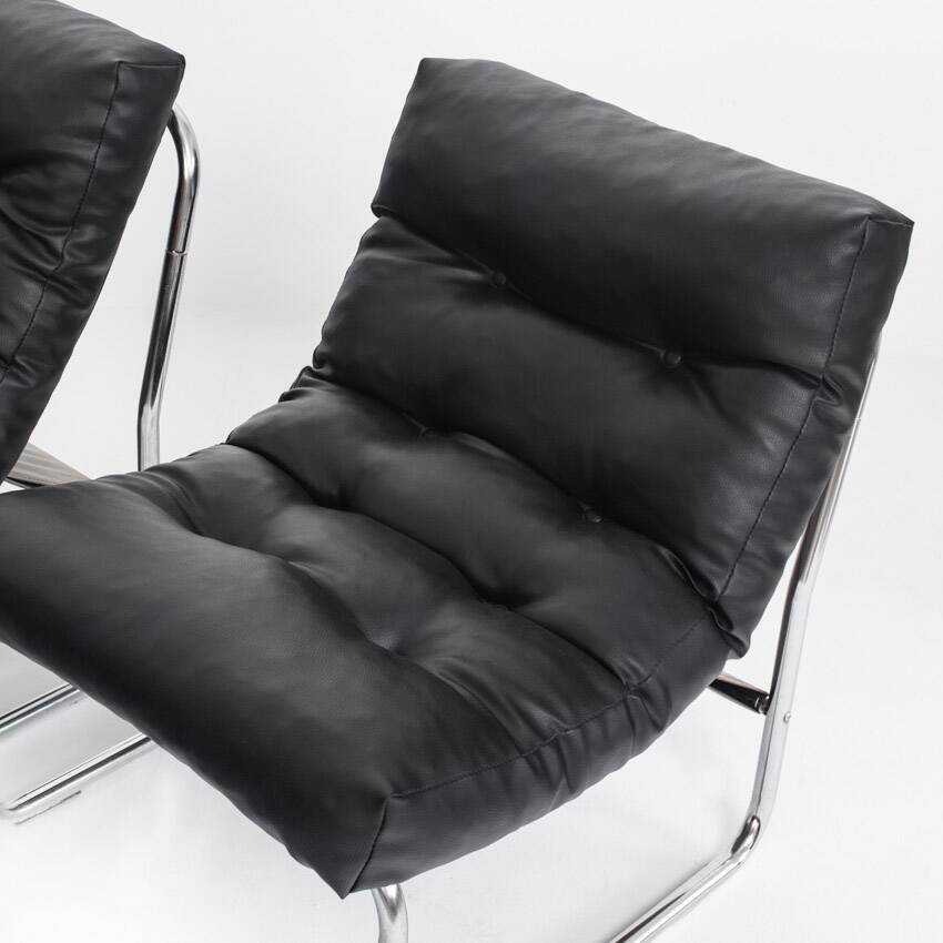 Pair of Pixi armchairs by Gillis Lundgren for IKEA. Sweden, 1970s