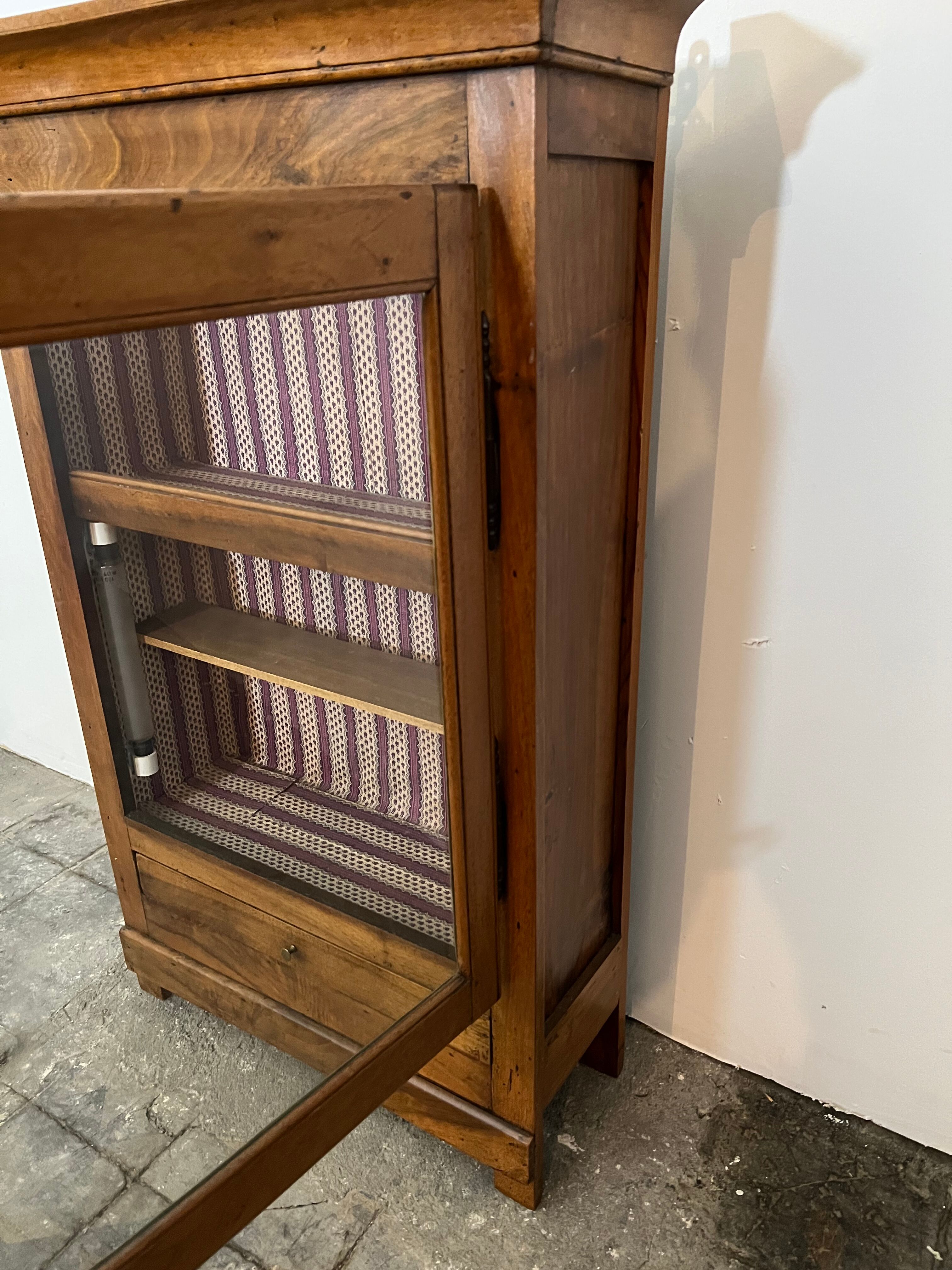 Antique display case to be installed or hung