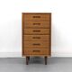 Danish Teak Chest of Drawers from Fanø, 1970s