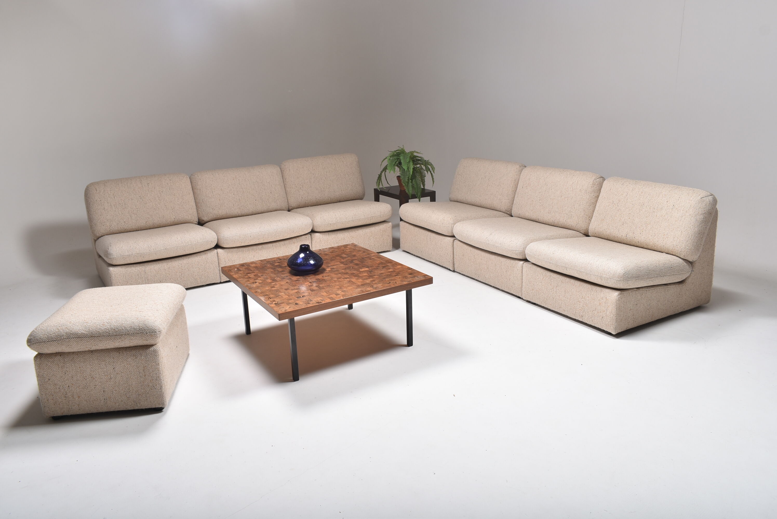 Flexible sofa, vintage, 6 seats