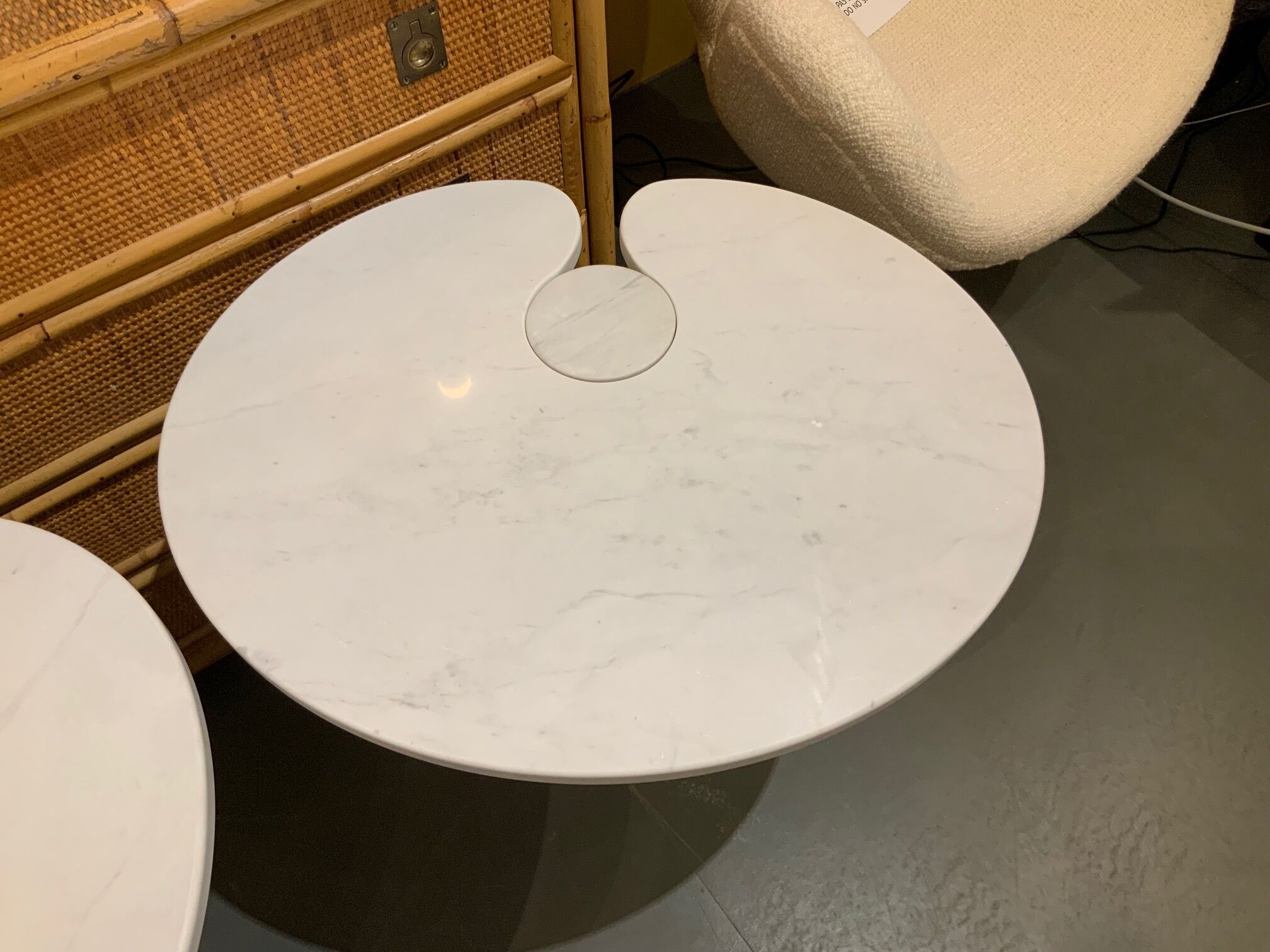 Marble coffee table