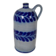 Blue stoneware bottle from Alsace, Schmitter pottery, Betschdorf.