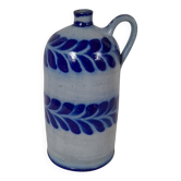 Bouteille en grès bleu d'Alsace Poterie Schmitter Betschdorf
