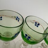 Legras liqueur set - Ouraline - Antique - Glass + carafe