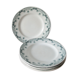 Ancient plates, iron earth, green deco décor