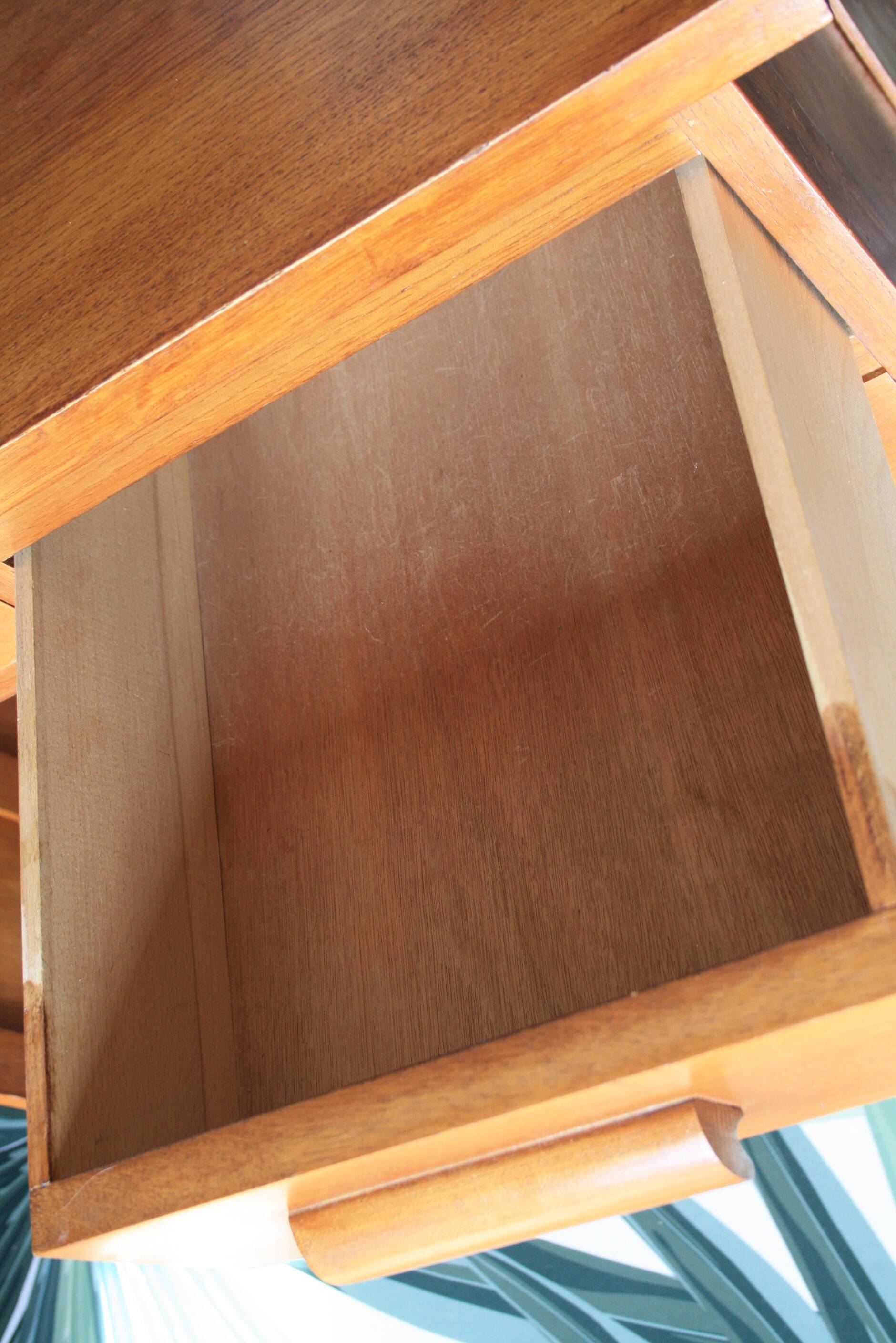 Solid wood school teacher desk