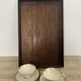 Large wooden platter