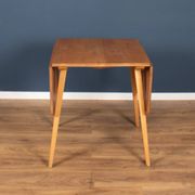 Retro Blonde Ercol Model 383 Dining Table & Four Model 370 Windsor Kitchen Dining Chairs