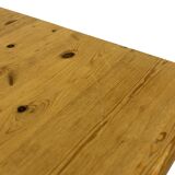 Vintage coffee table in pine 70s minimalist design