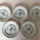 9 assiettes à dessert en porcelaine de Sologne
