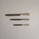 Set of 25 horn and stainless steel knives