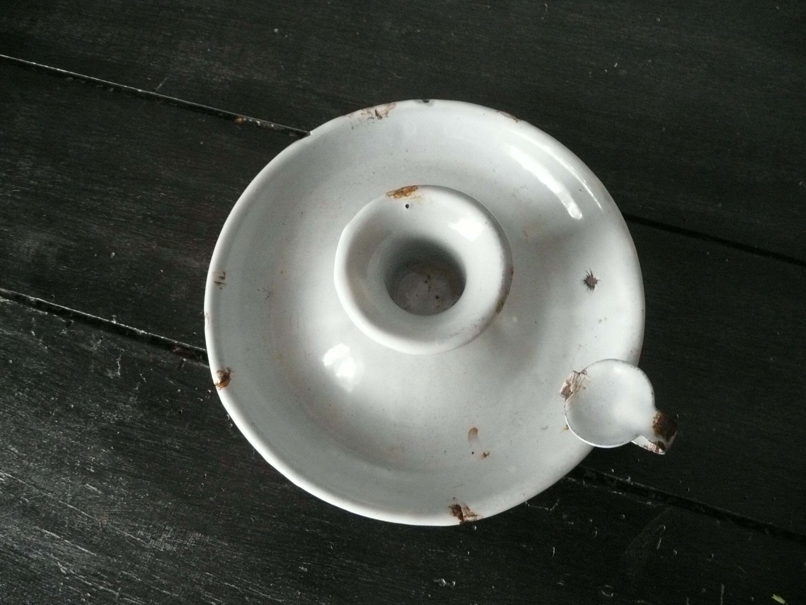 Old cellar rat candle holder