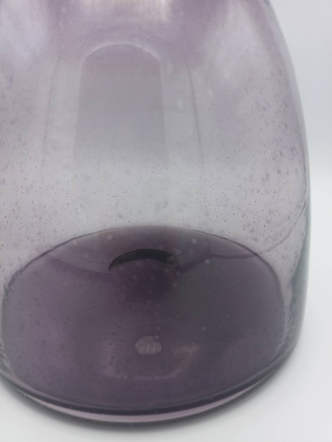 Vintage bubble glass vase