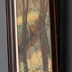 Oil on panel by Feldkricher 1942 undergrowth and river XXth