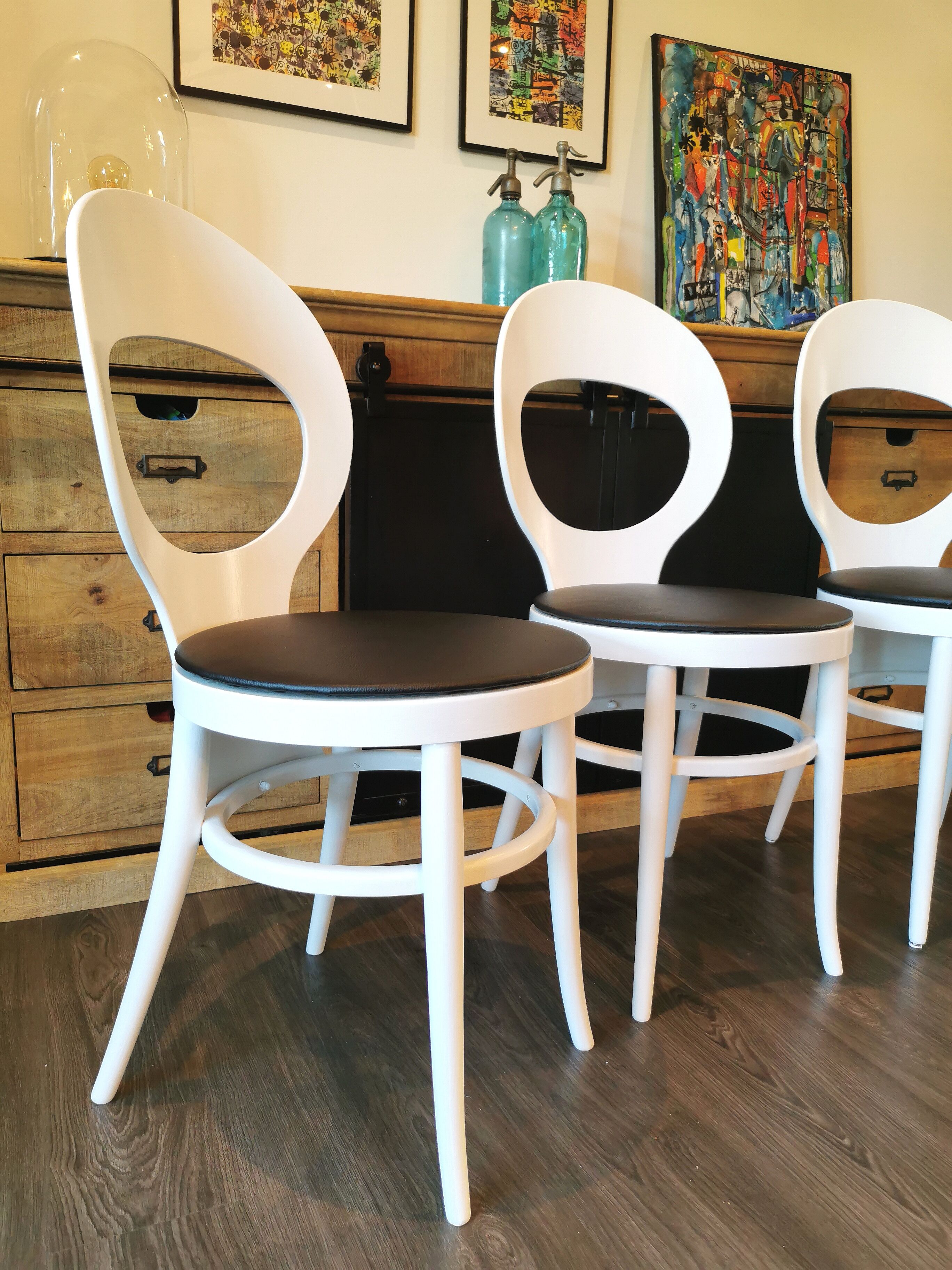 Lot de 4 chaises bistrot Baumann Mouette