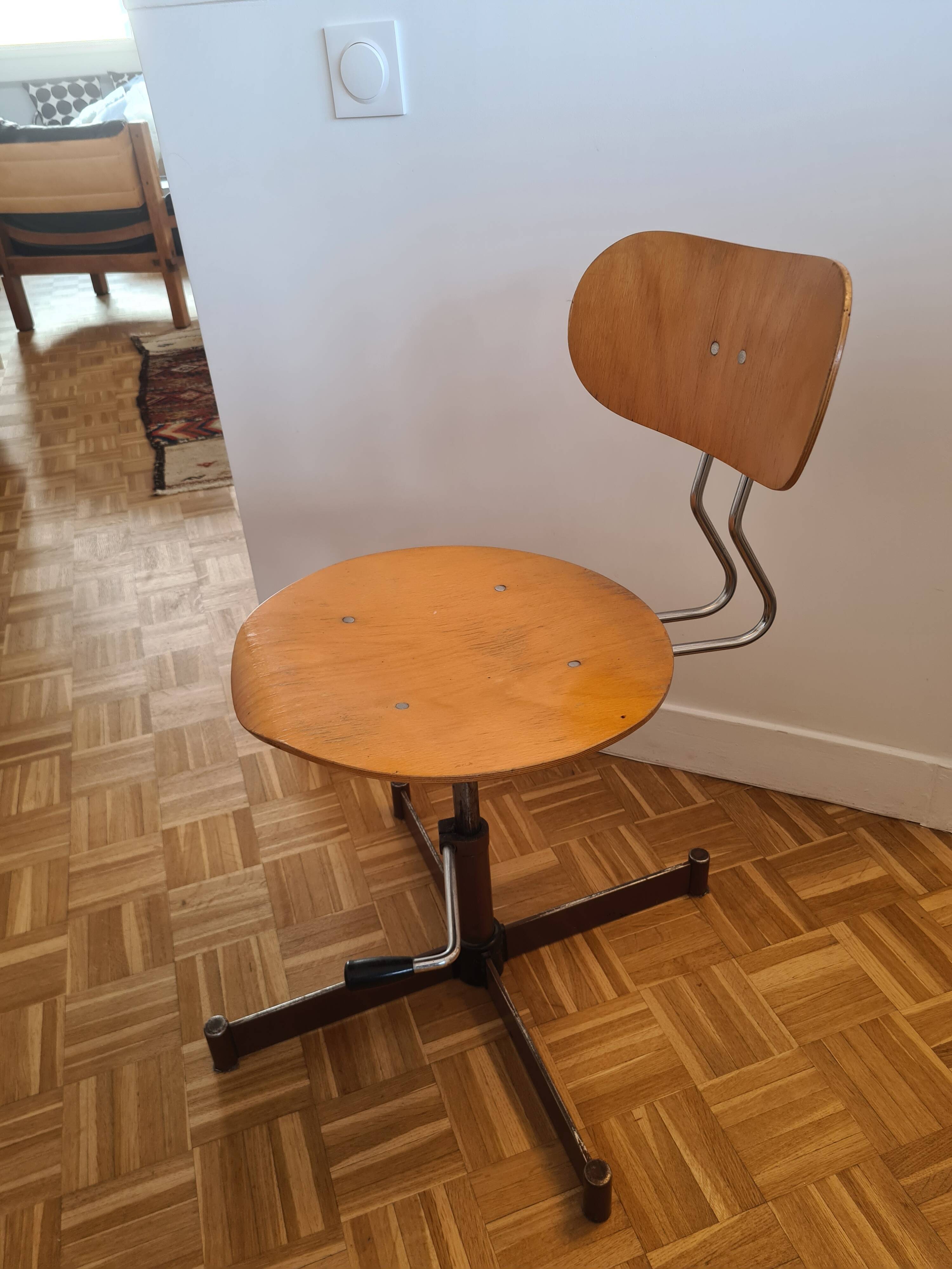 Czechoslovakian Kovona workshop chair from the 1970s