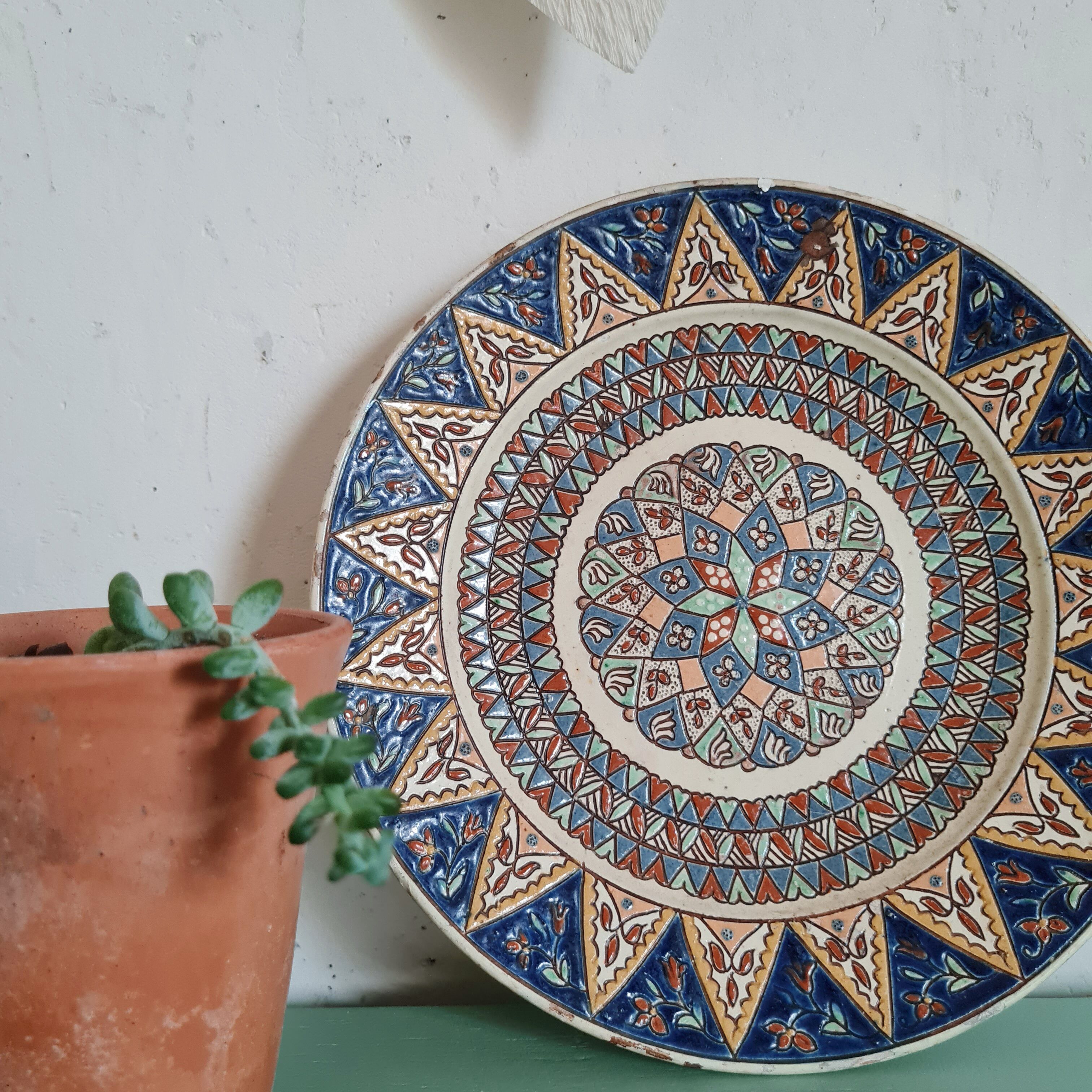 Old Moroccan plate