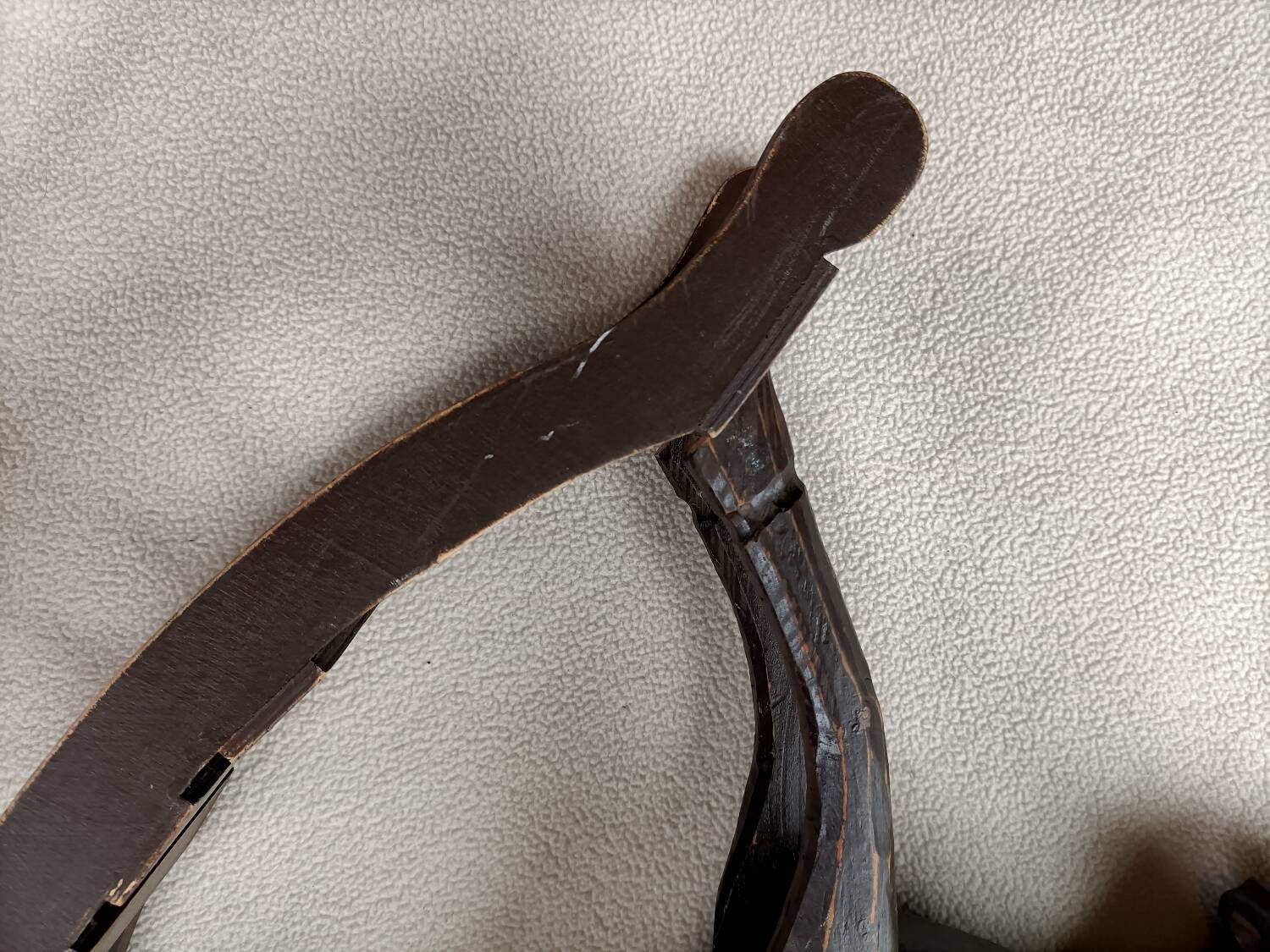 Retro wooden rocking horse