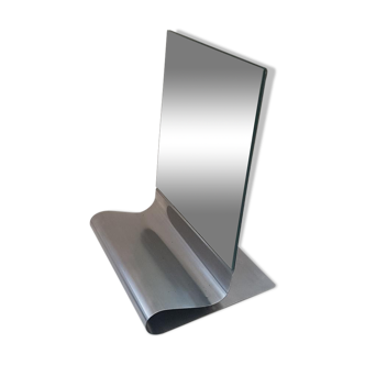 Mirror stainless 70s design 25x32cm