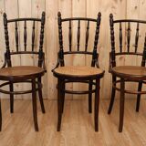 Set of 6 bistro chairs by Fischel