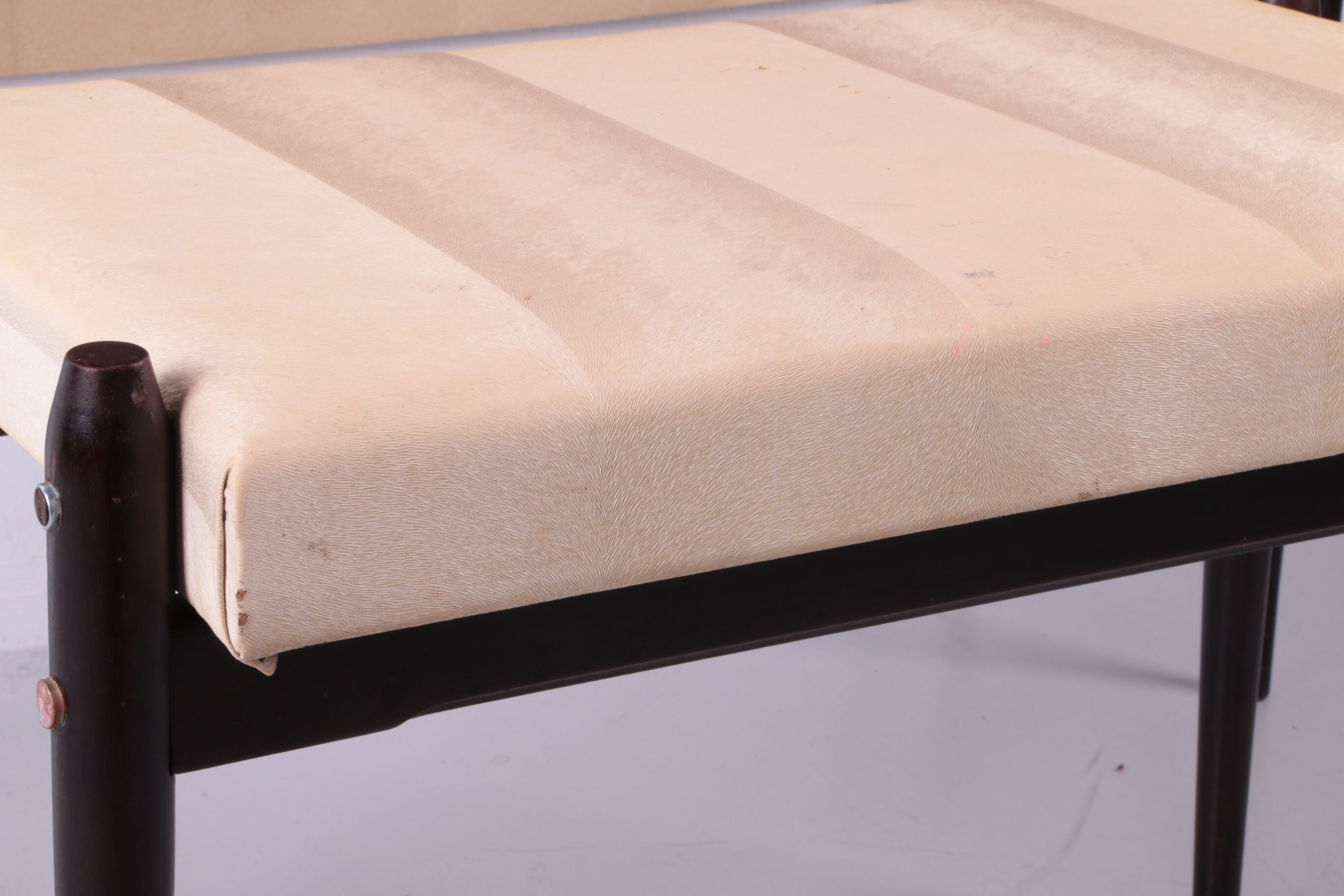 Ico Parisi Wall unit with mirror and stool 1950 Italy