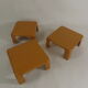 3 tables "Quatro Gatti" de Mario Belloni pour C&B Italia