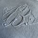 Antique Grey Linen Thread Sheet from the Roof of Paris