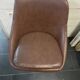 Swivel armchair with chrome metal legs from the 70s