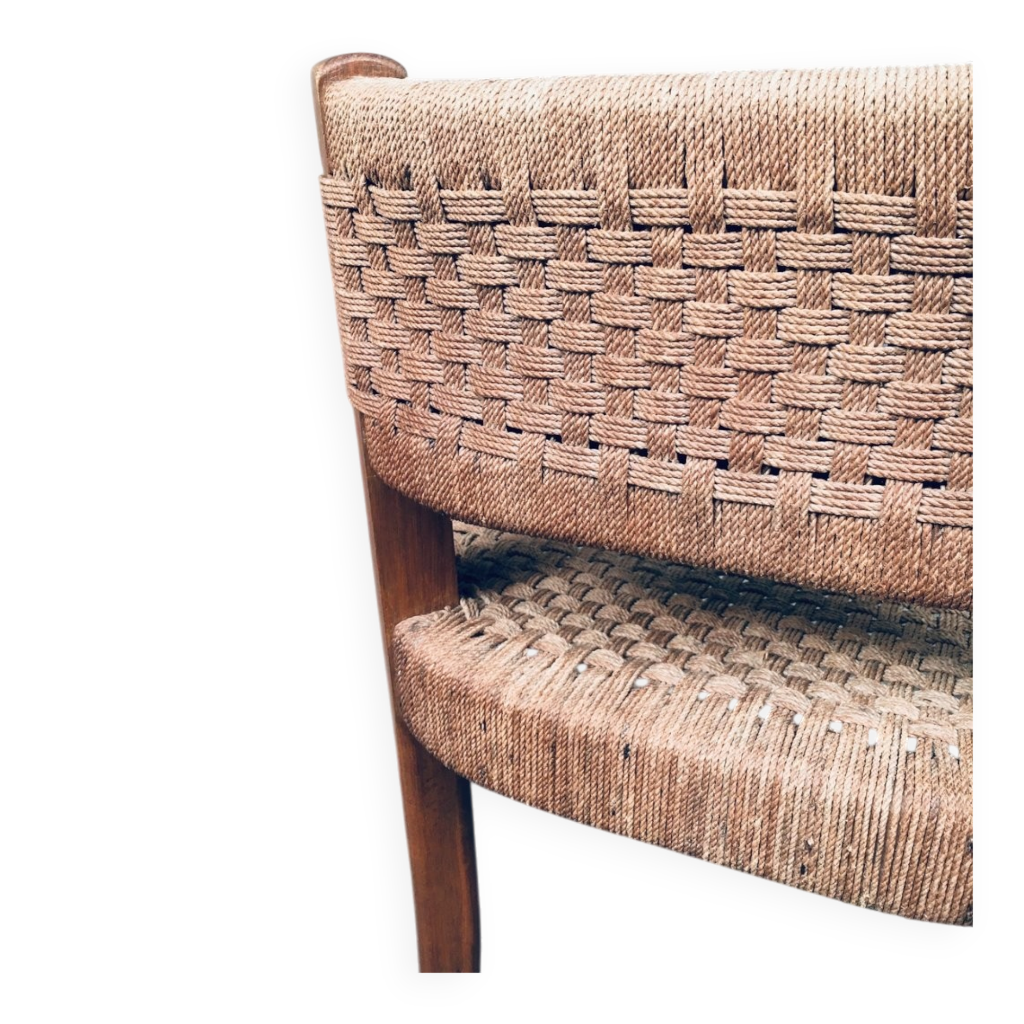 Mid-Century Rope Side Chair, Sweden, 1960s