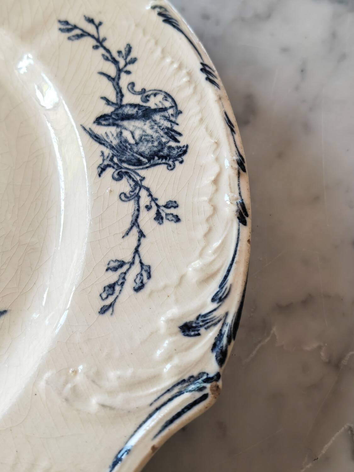 Gien plate, 19th century