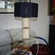 Travertine living room lamp by Philippe Barbier 1970
