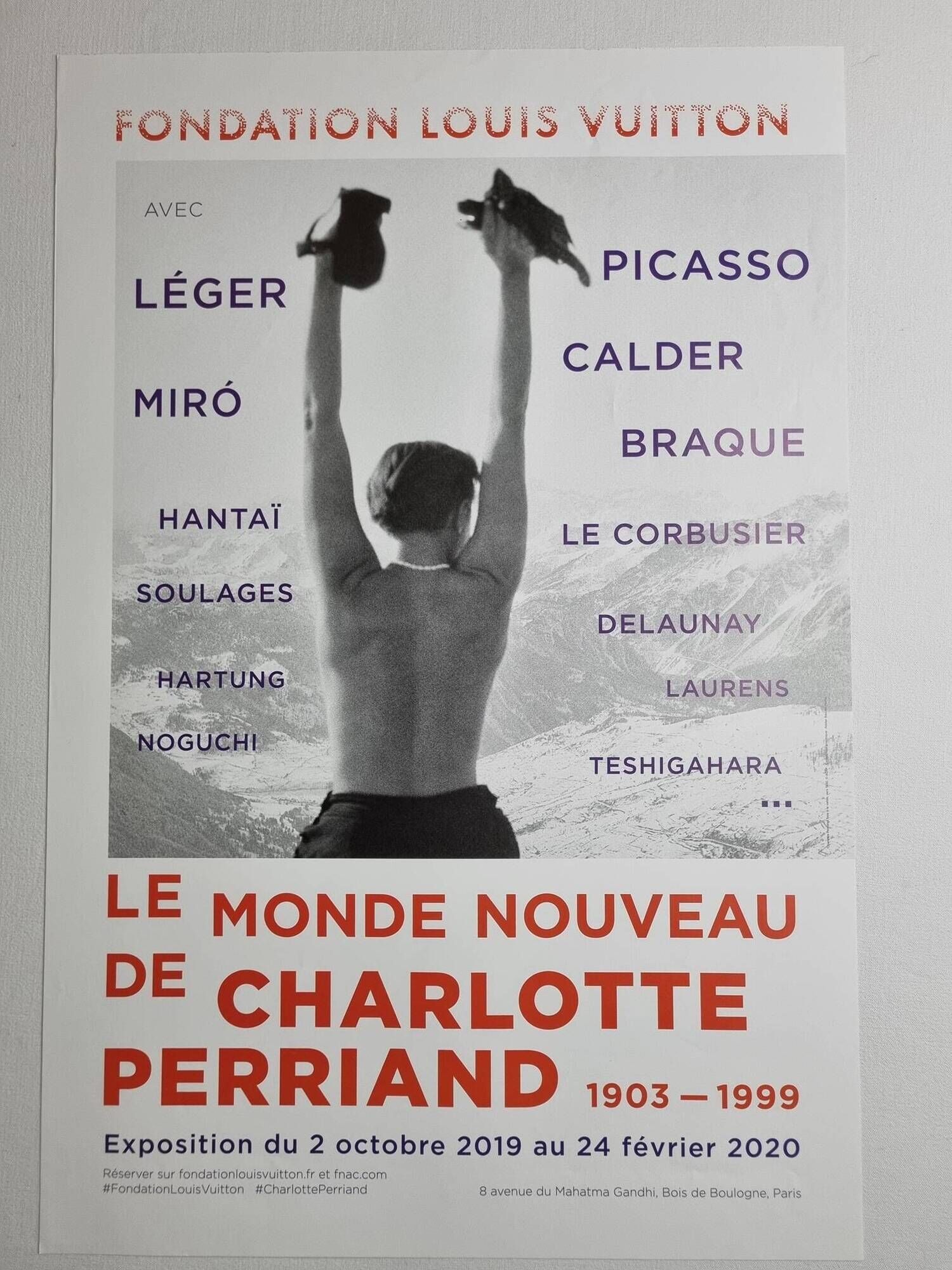 Poster Charlotte Perriand: The New World at the Louis Vuitton Foundation