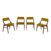 Chaises de Zamojska, Pologne, années 1970, lot de 4