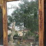 Old large gilded mirror