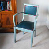 Pair of bridge armchairs