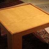 Mid-Century Modern Italian Square Light Wood Coffee Table by Piero Lissoni for Cassina, 1960s