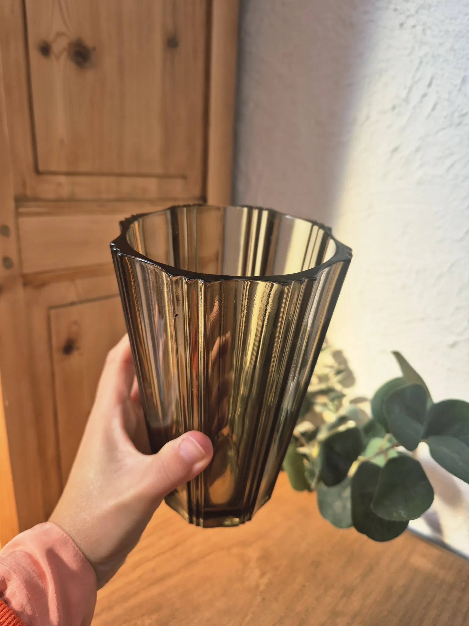 Draped vintage vase