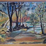 Landscape painting table